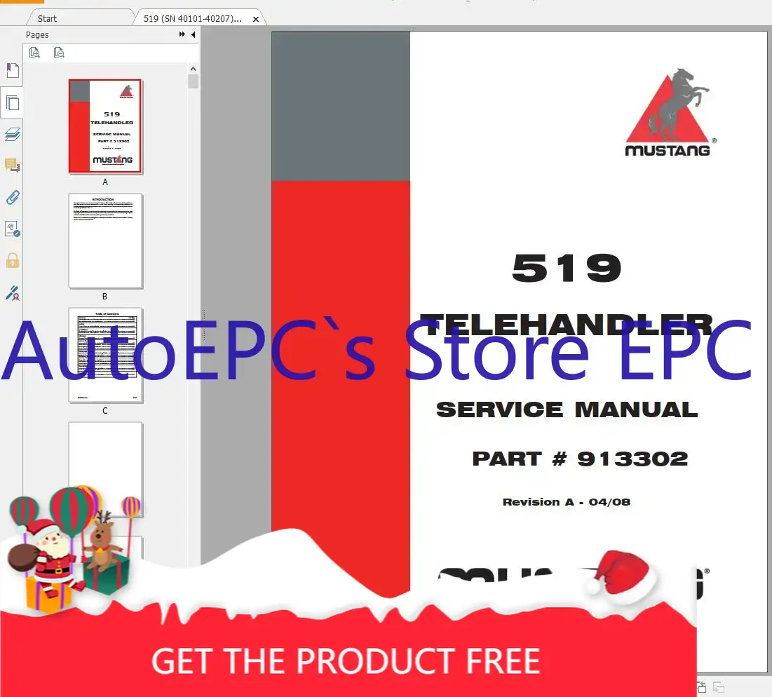 Heavy Equipment Service - AutoEPC Mustang Machinery Heavy Equipment 4.14