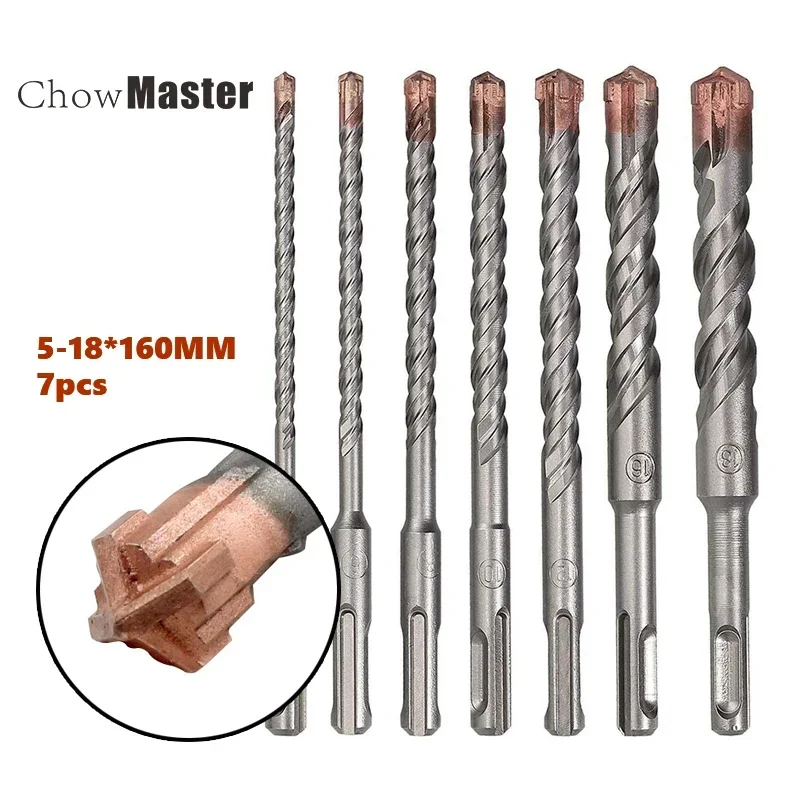 Concrete Breaker Demolition - Chowmaster 4 Flute SDS Plus Hammer