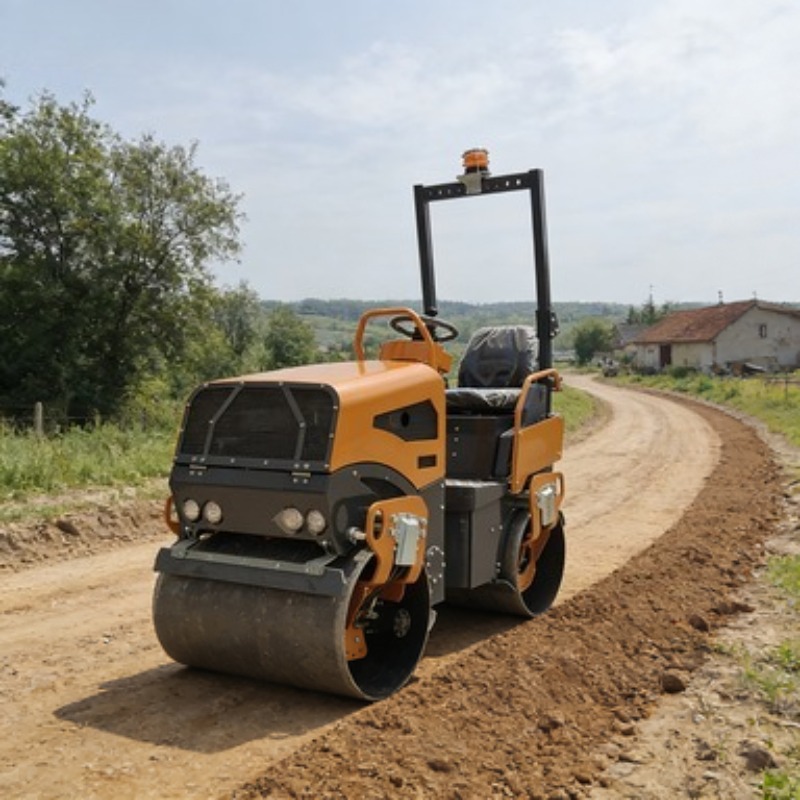 Heavy Equipment Rollers - Compactor Road Roller Vibratory Heavy Duty
