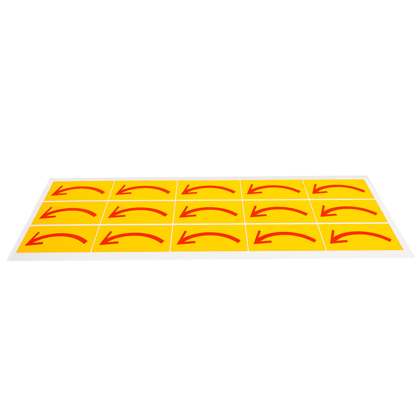 Heavy Equipment Warning Sign - 15Pcs Directional Arrow Stickers Heavy-Duty PVC