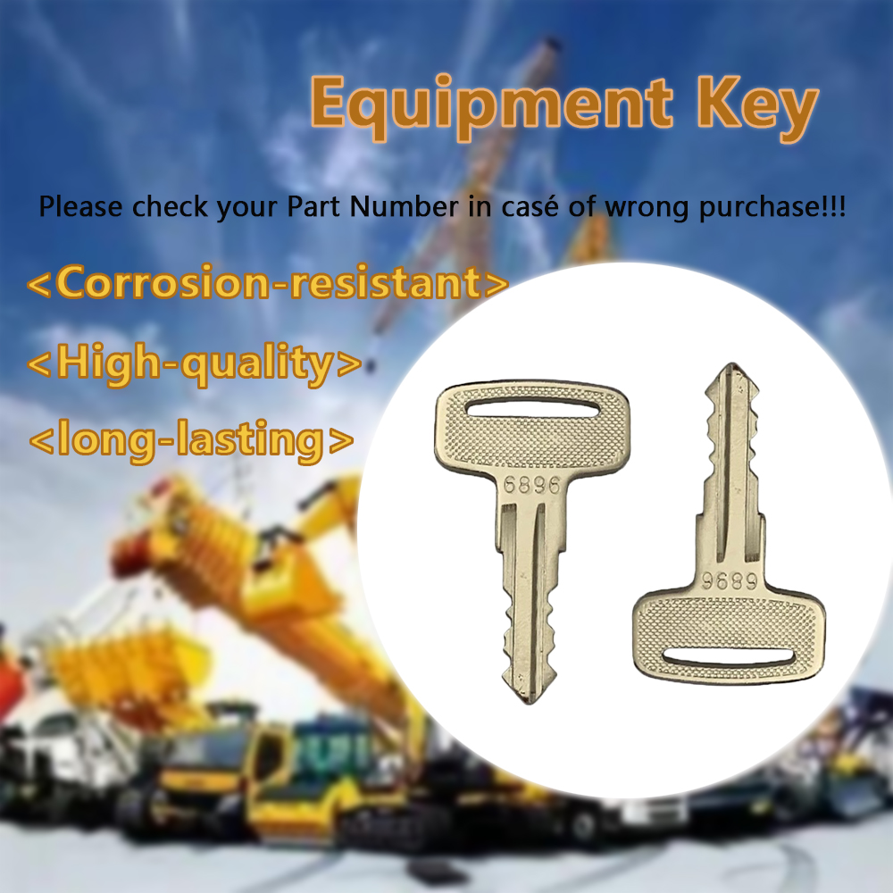 Heavy Equipment Rollers - 1/5/10/30/50PCS 6896 Heavy Equipment Ignition Key