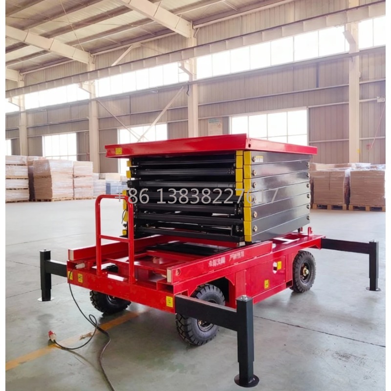 Scissor Lift Table Hydraulic - 500-1000kg Load Hydraulic Mobile Scissor Lift