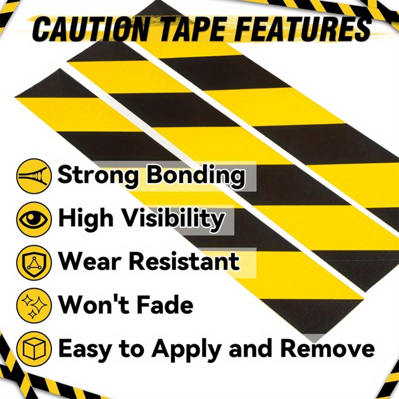 YITAPE Black Yellow Hazard War - Heavy Equipment Hazards ulasan dan harga