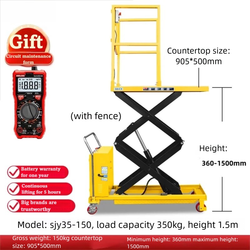 Rise 2m 4m Hydraulic Scissor L - Scissor Lift Table Hydraulic ulasan dan harga