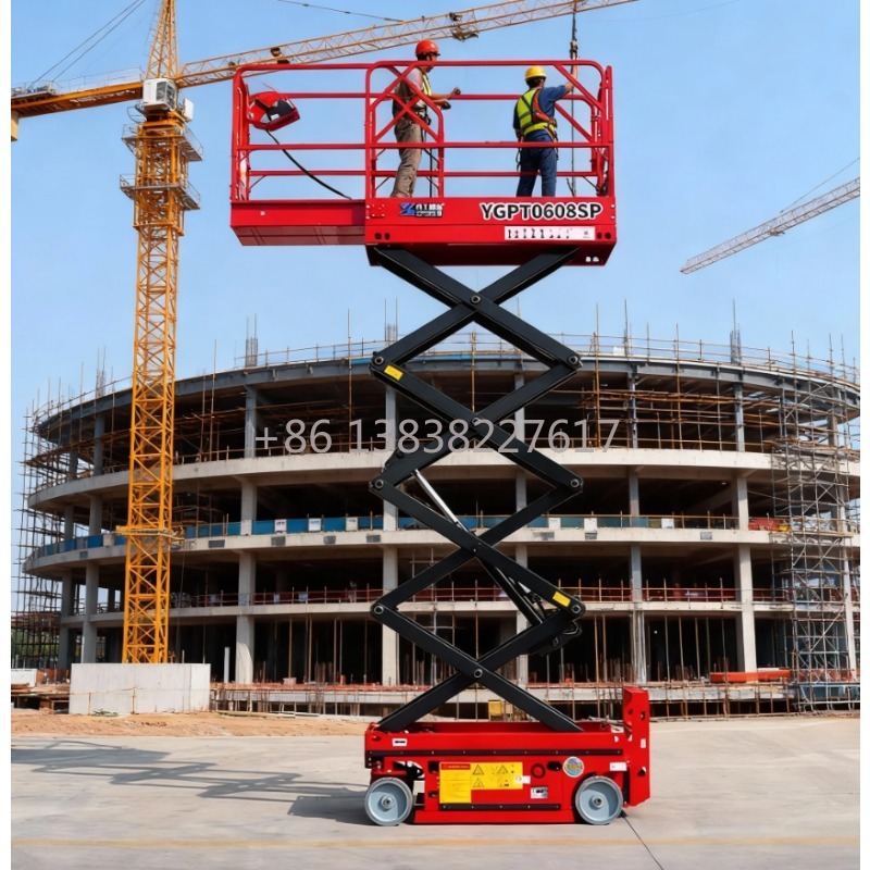 Solid Rubber Tires 8m 10m 12m  - Scissor Lift Table Hydraulic ulasan dan harga