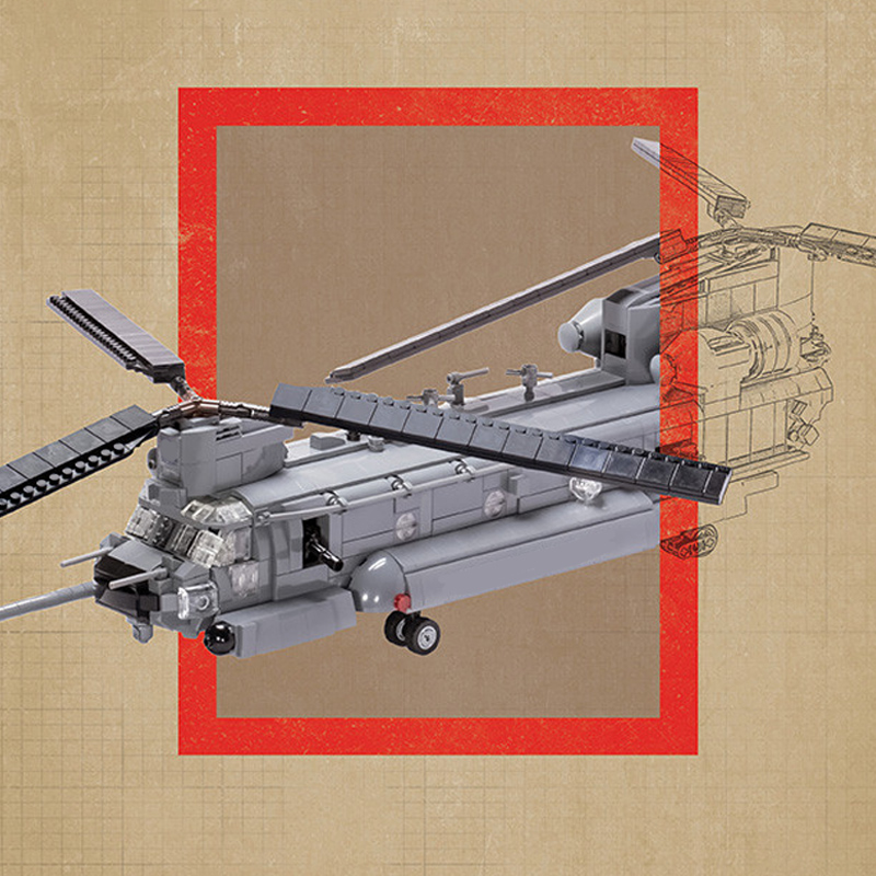 MH-47G Heavy Helicopter Model  - Heavy Equipment Game ulasan dan harga