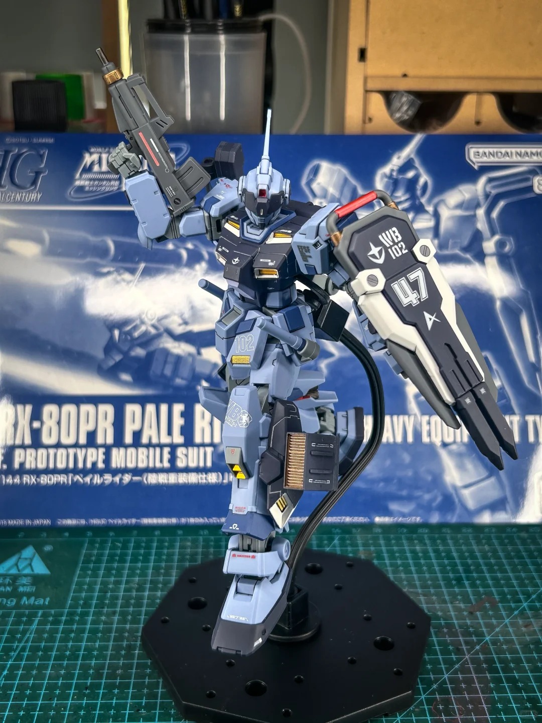 Bandai HGUC 1/144 RX 80PR Pale - Heavy Equipment Game ulasan dan harga