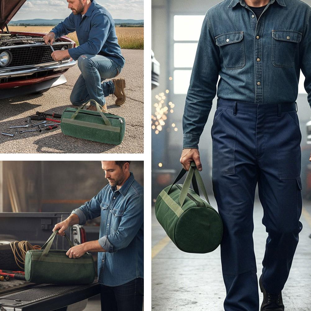 Heavy Duty Green Canvas Cylind - Heavy Equipment Repair ulasan dan harga