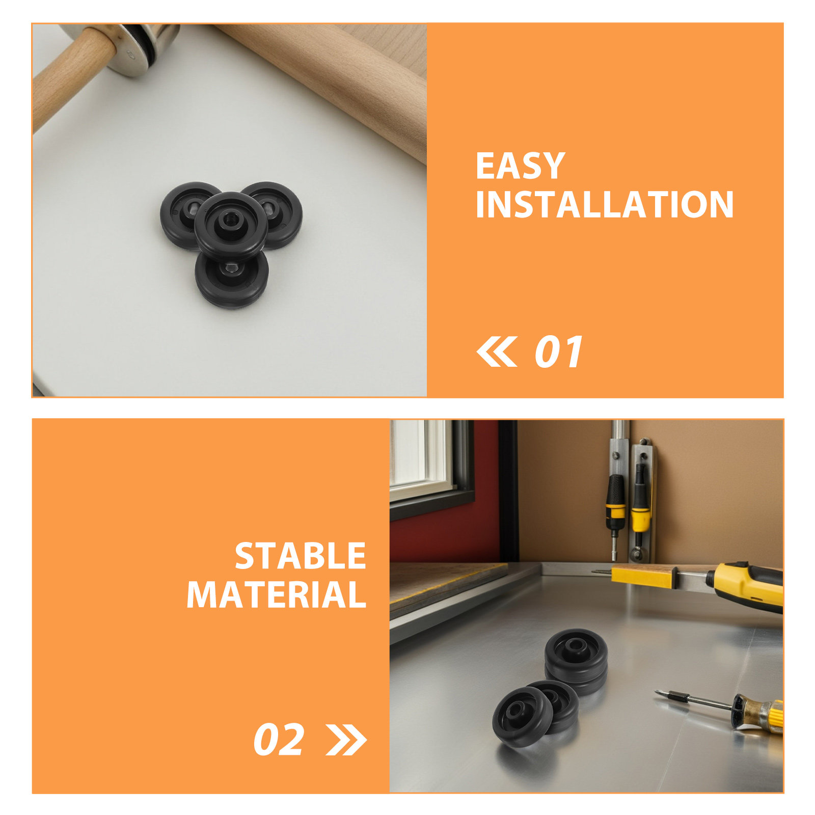 6Pcs Fitness Equipment Roller  - Heavy Equipment Rollers ulasan dan harga