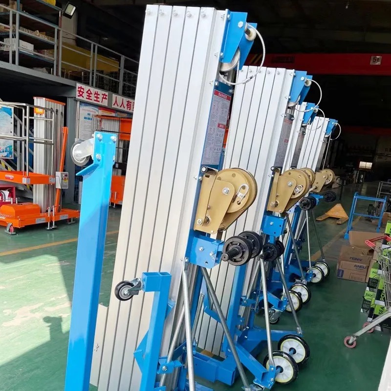 Aluminum Alloy Manual Lifting  - Scissor Lift Table Hydraulic ulasan dan harga