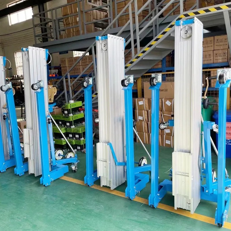 Aluminum Alloy Manual Lifting  - Scissor Lift Table Hydraulic ulasan dan harga