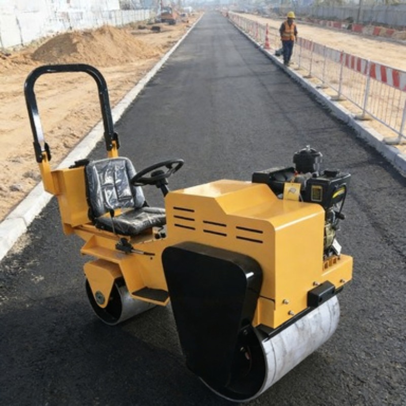 Single Drum Road Roller Vibrat - Heavy Equipment Rollers ulasan dan harga