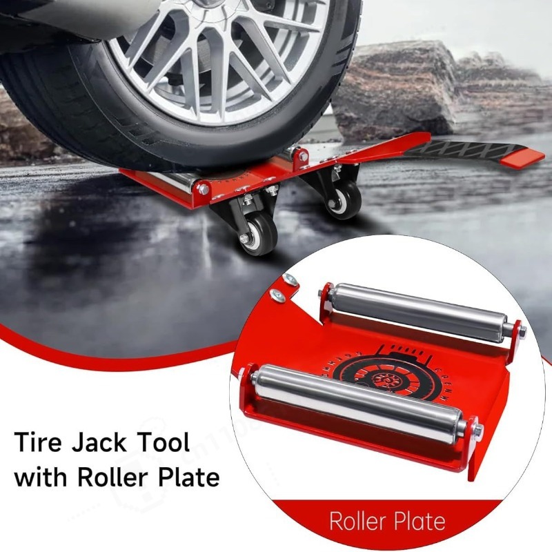 Portable Heavy Duty Tire Jack  - Heavy Equipment Rollers ulasan dan harga