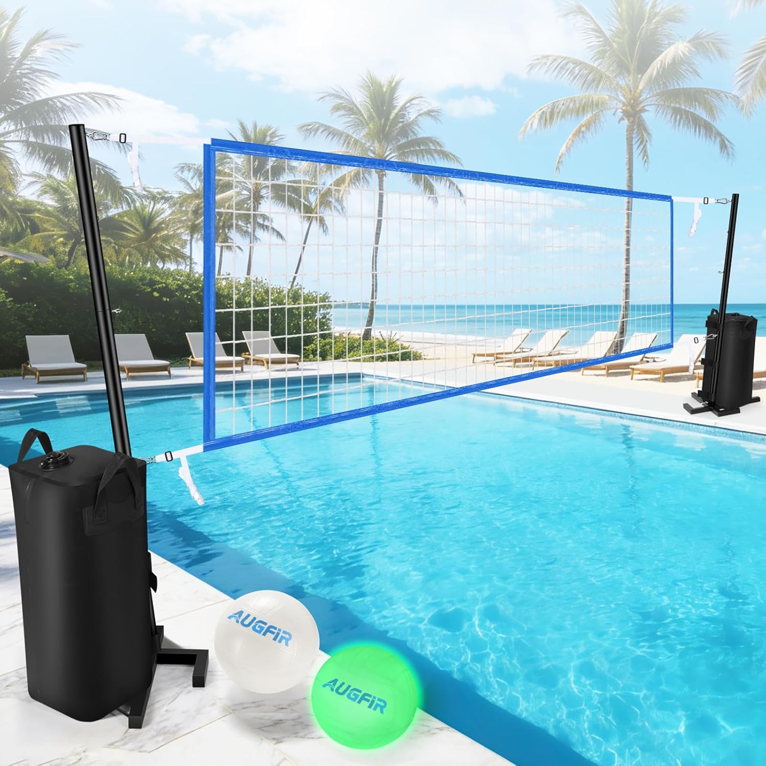 Heavy Duty Pool Volleyball Net - Heavy Equipment Game ulasan dan harga