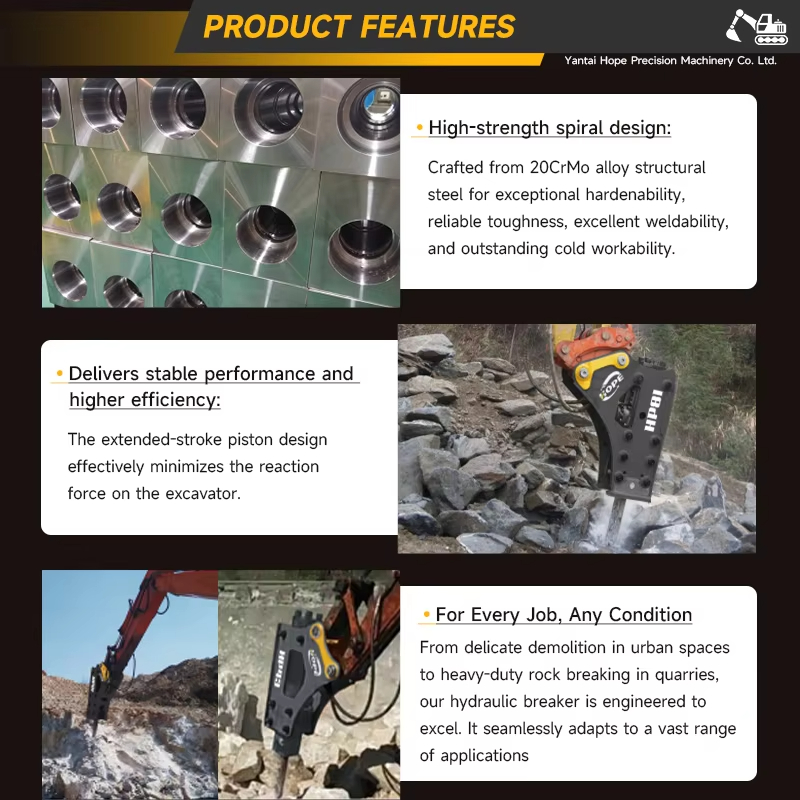 SB40 Backhoe Hydraulic Rock Br - Concrete Breaker Demolition ulasan dan harga