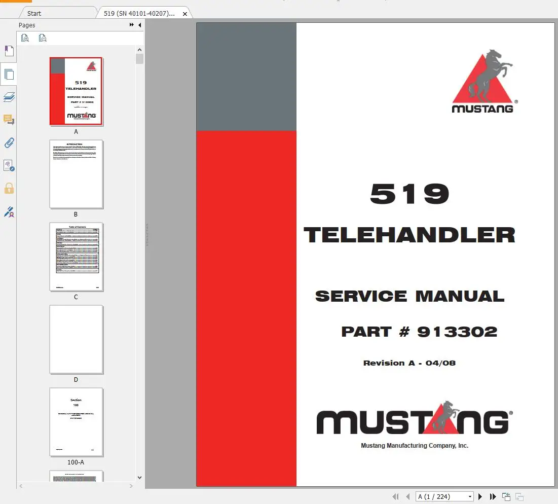 AutoDVD2 Mustang Machinery Hea - Heavy Equipment Service ulasan dan harga