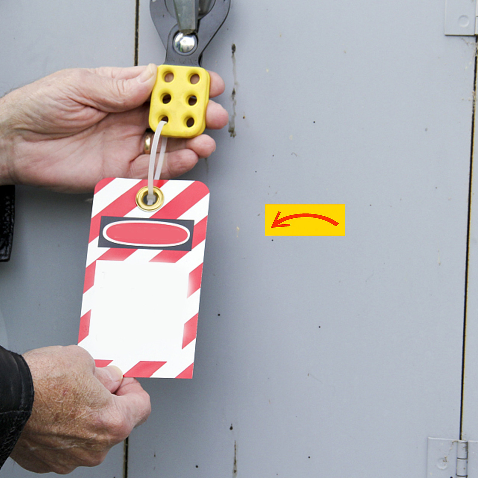 15Pcs Directional Arrow Sticke - Heavy Equipment Warning Sign ulasan dan harga