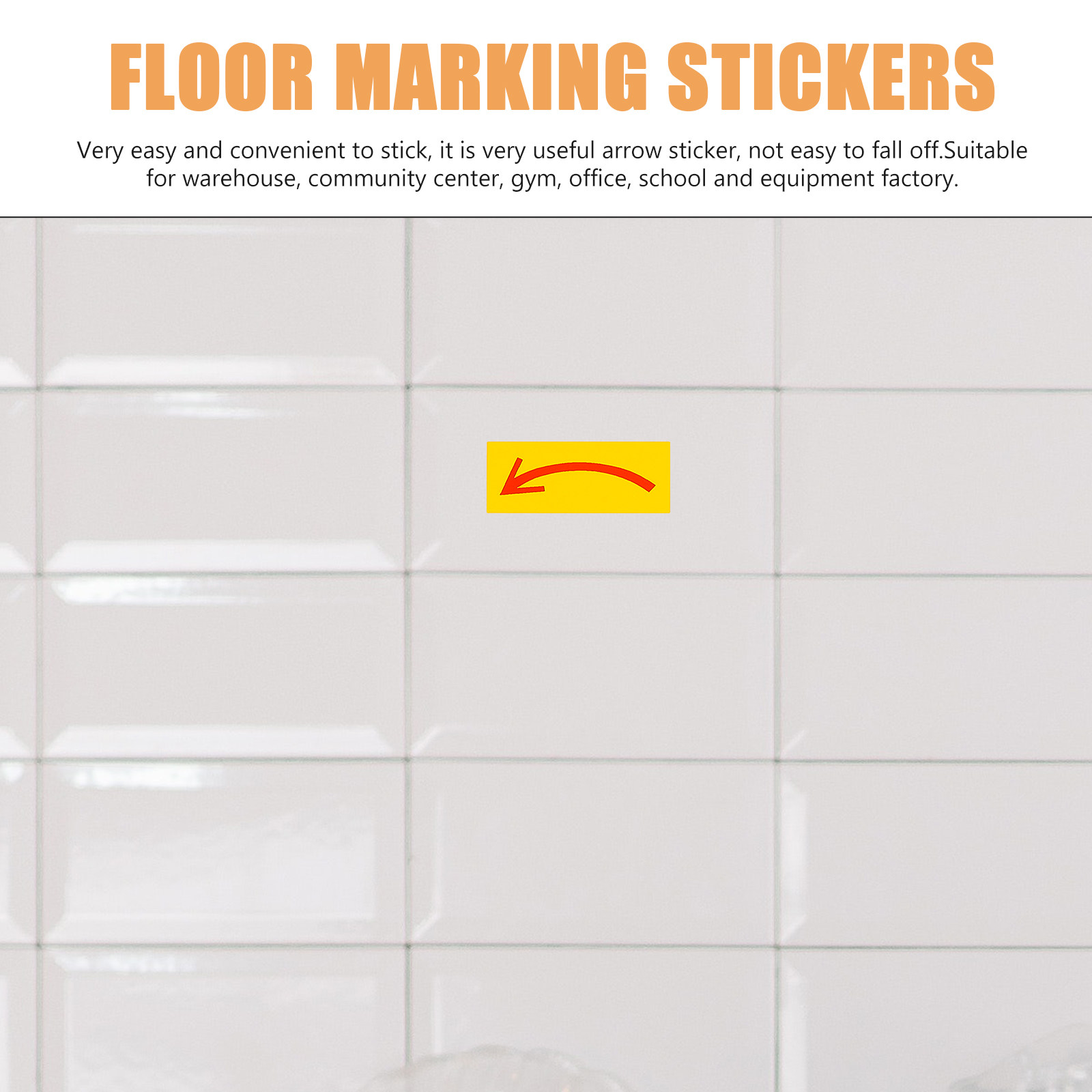 15Pcs Directional Arrow Sticke - Heavy Equipment Warning Sign ulasan dan harga