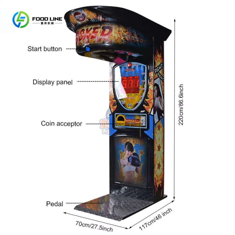 Commercial Arcade Boxing Punch - Heavy Equipment Game ulasan dan harga