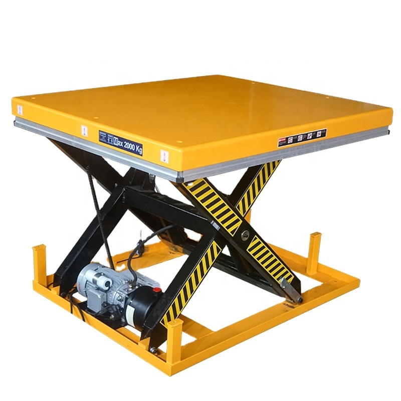 1T Electric Lifting Table Hydr - Scissor Lift Table Hydraulic ulasan dan harga